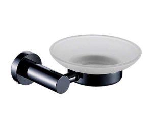 סבוניה לסבון מוצק תלויה מסדרת LEO בגוון שחור מט