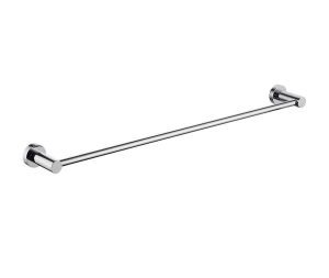 מתלה למגבת 45, 60, 80 ס״מ לאמבטיה LEO בגוון ניקל מוברש