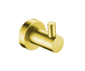 קולב בודד למגבת אמבטיה מסדרת LEO בגוון זהב מט