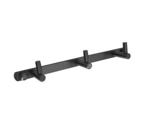 קולב למגבות דגם RIP שלישיה שחור מט