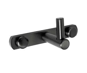 קולב למגבת דגם RIP בודד שחור מט