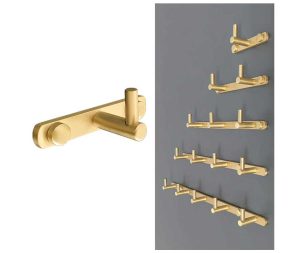 קולב למגבת דגם RIP בודד זהב מט