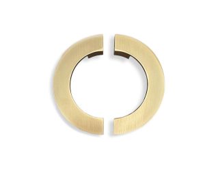 ידית חצי עיגול מודרני לארונות בגוון זהב מט מידות לבחירה