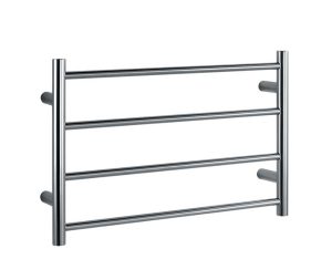 מחמם מגבות חשמלי 4 שלבים מעוגל בגוון מוברש