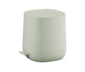 פח אשפה מרובע 5 ליטר גוון פיסטוק טריקה שקטה