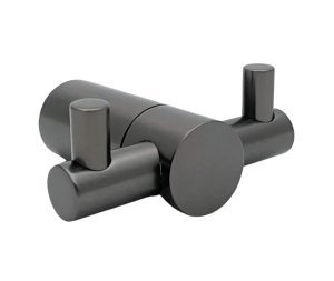 מתלה מגבות זוגי לאמבטיה ROY גרפיט מט