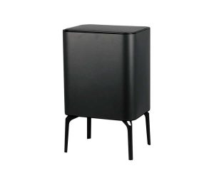 פח אשפה על רגליים מעוצבות 33 ליטר טאץ' שחור