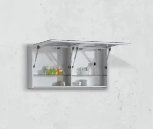 מראה קלפה 2 דלתות