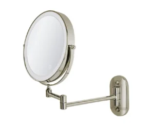 מראת פי 7 טאצ' תלויה+ תאורה בגוון מוברש