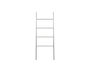 סולם מגבות לאמבטיה בגוון ניקל