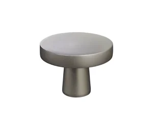 ידית כפתור מודרנית לארונות בגוון גרפיט