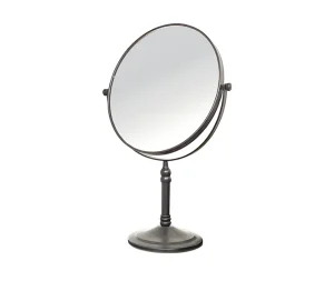 מראה מגדילה לאמבטיה שולחנית דו כיוונית פי 7  גרפיט