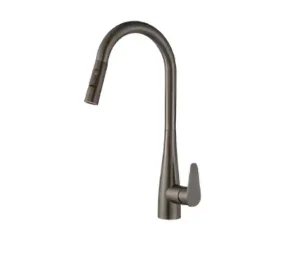 ברז נשלף למטבח דגם ברקן גרפיט