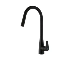 ברז נשלף למטבח דגם ברקן שחור