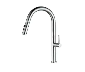 ברז מטבח נשלף דגם זאוס ניקל