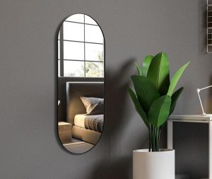 מראה קפסולה שחור