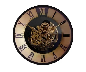שעון גלגלים סרגל מעוצב קוטר 60