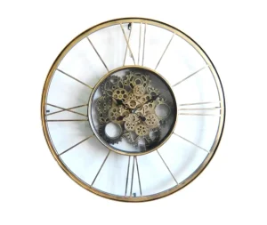 שעון גלגלים פתוח מעוצב קוטר 80