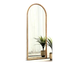 מראת גוף קשת מסגרת עץ אלון