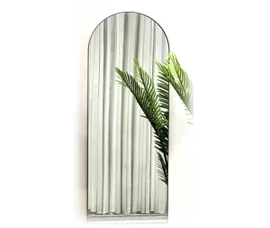 מראת גוף קשת מסגרת דקה בגוון זהב