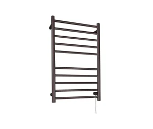 מחמם מגבות חשמלי 10 שלבים מעוגל בגוון שחור