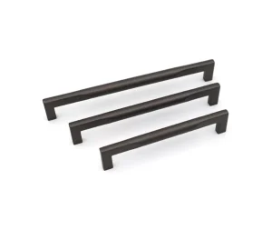 ידיות לארונות בגוון גרפיט במידות שונות