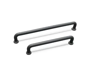 ידיות קלאסית למטבח בגוון שחור מט במידות שונות