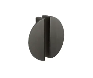 ידית חצי עיגול מודרני לארונות בגוון שחור מט מידות לבחירה