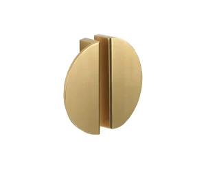 ידית חצי עיגול מודרני לארונות בגוון זהב מט מידות לבחירה