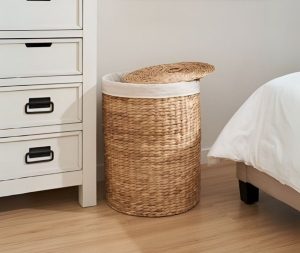 סל כביסה עגול צמות