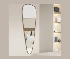 מראה גוף טיפה מסגרת עץ 160X58