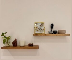 מדף עץ מנגו 6 גדלים לבחירה