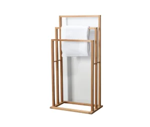 מתקן למגבות במבוק טבעי