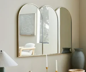 מראה שלוש קשתות זהב 120X80