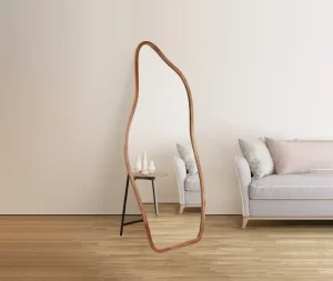 מראה אמורפית (2 גדלים עם רגל)