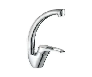 ברז מטבח נמוך ניקל כרום דגם ברבור