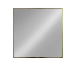 מראה מרובעת מסגרת מתכת זהב 3 גדלים