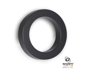 ידית עגולה שחור מט