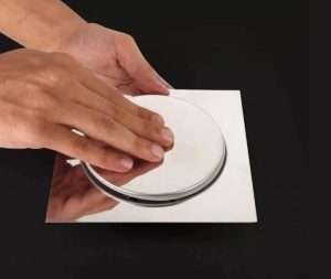 מכסה לקופסת ביקורת פופאפ כרום 10X10 ס"מ