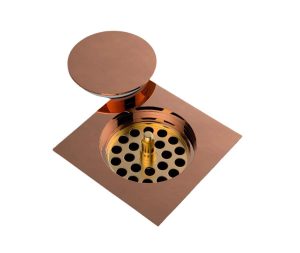 מכסה לקופסת ביקורת פופאפ רוז גולד מוברש 10X10 ס"מ