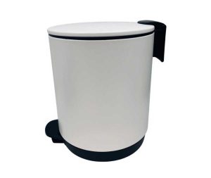 פח אשפה 20 ליטר עגול לבן