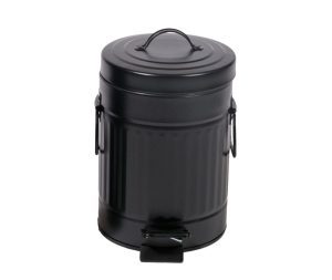 פח אשפה עגול 3 | 5 | 20 | 30 | 40 ליטר רטרו שחור