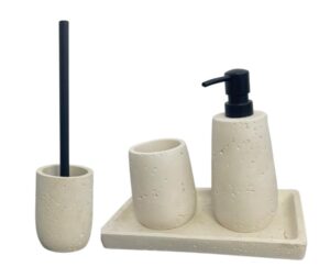 סט אביזרי אמבטיה מונחים בטון