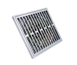 ניקוז ריצפתי 10X10 ס"מ מנגנון מונע ריחות וכניסת חרקים מובנה כרום