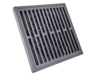ניקוז ריצפתי 10X10 ס"מ מנגנון מונע ריחות וכניסת חרקים אפור גרפיט