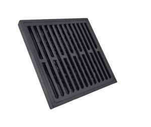 ניקוז ריצפתי 10X10 ס"מ מנגנון מונע ריחות וכניסת חרקים שחור מט