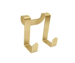 קולב כפול למקלחון ללא קידוח זהב