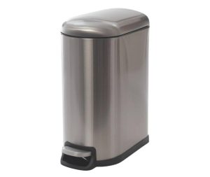 פח אשפה 10 ליטר בגוון מוברש