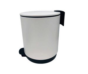 פח אשפה 5 ליטר בגוון לבן