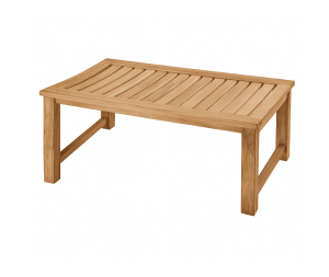 ספסל עץ טיק מלא למקלחת מלבני 76 ס״מ